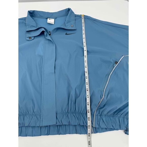 NWT Nike DQ5957-424 Blue Packable Windbreaker Jacket Zip Reflective Run Division - Picture 8 of 8